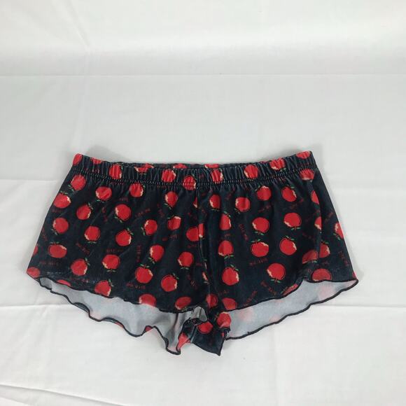 vintage 90's y2k Sugar girl mini shorts "bite me " size s - Picture 1 of 7